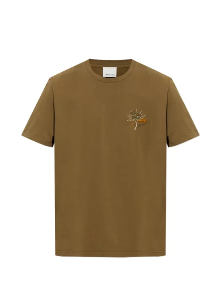 Tricou Marant cu broderie maro