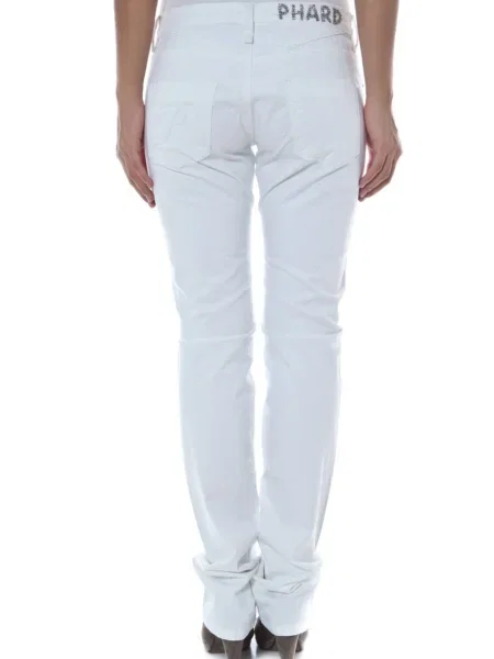 Pantaloni Phard alb