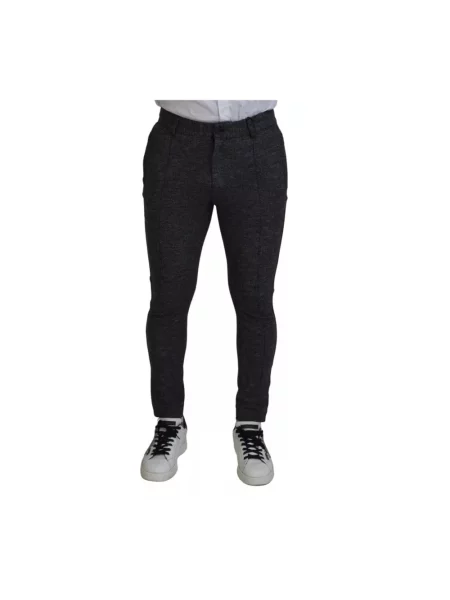 Skinny spodnie Dolce And Gabbana czarne