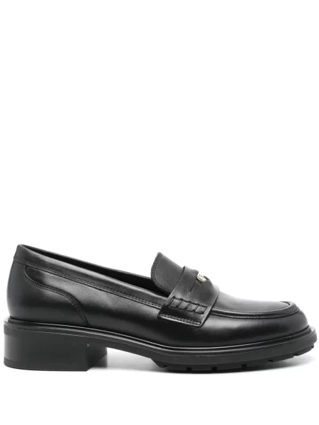 Pantofi loafer Tommy Hilfiger din piele negru