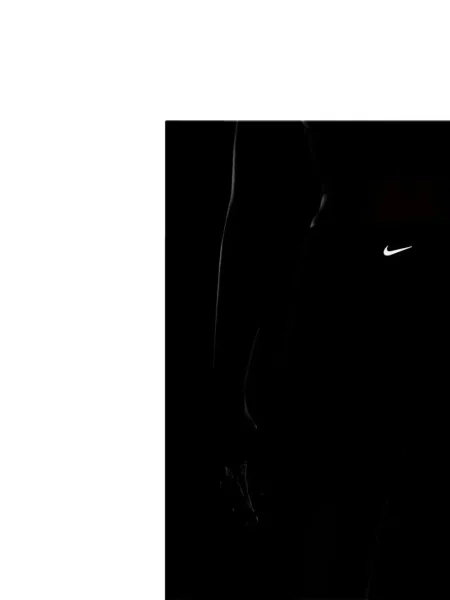 Sneakerși Nike Mercurial alergare cu talie înaltă cu decolteu în V negru