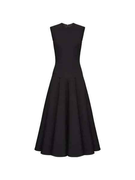 Rochie fără mâneci Valentino Garavani fără mâneci de costum negru