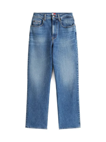 Tommy Jeans Jeans High Rise Slim Straight' albastru