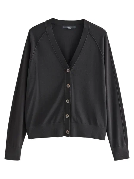 Next Geacă tricotată negru