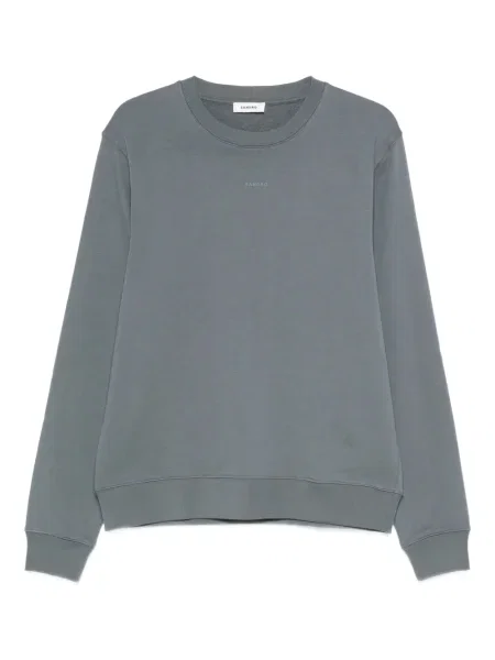 Hanorac crewneck Sandro albastru