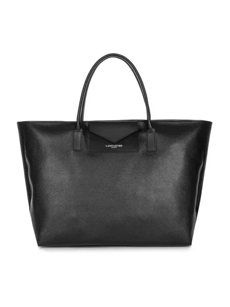 Shopperka Lancaster skórzana czarna