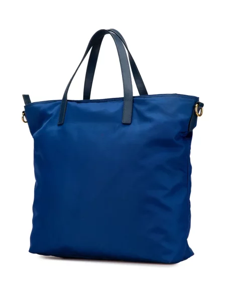 Kabelka satchel Prada Pre-owned modrá