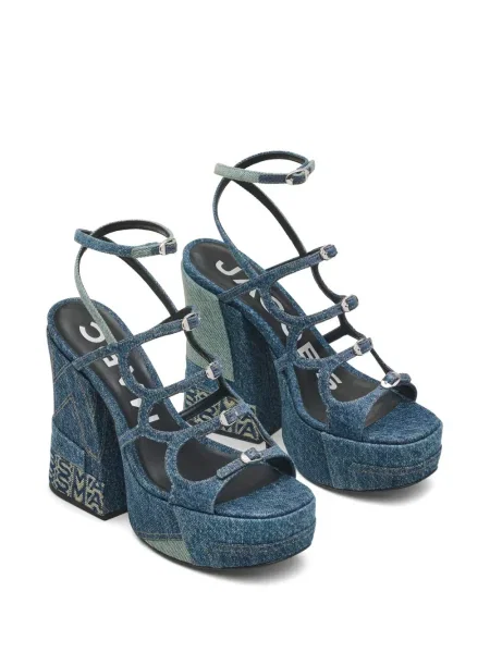 Sandale Marc Jacobs cu platformă albastru