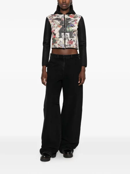 Περικομμένο hoodie The Artistylist με σχέδιο