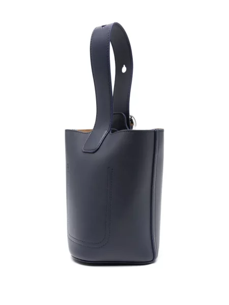 Δερμάτινη τσάντα Loewe μπλε