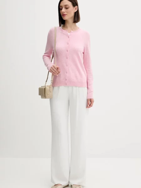 Вовняний кардиган United Colors of Benetton легке зелений