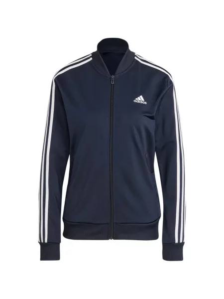 Leggings Adidas cu dungi alergare maro