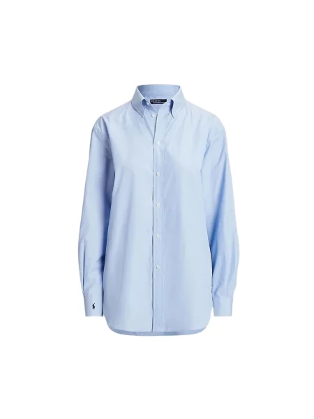 Polo Ralph Lauren koszula Long Sleeve Light Shirt relaxed z kołnierzykiem klasycznym niebieski