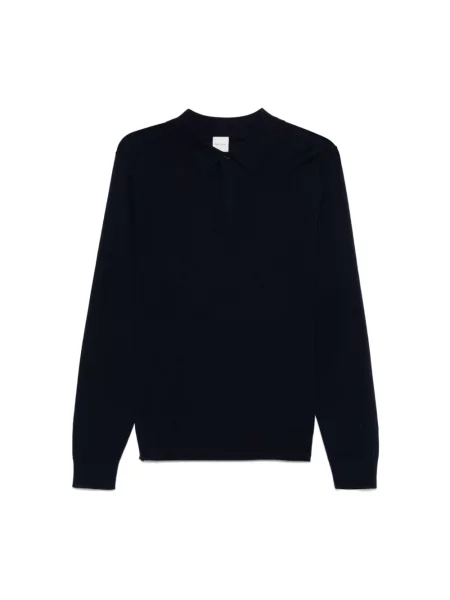 Paul Smith sweter wełniany czarny lekki niebieski