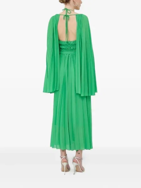 Rochie maxi Beatrice B de costum verde