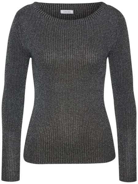 LASCANA Pulover amestecat negru