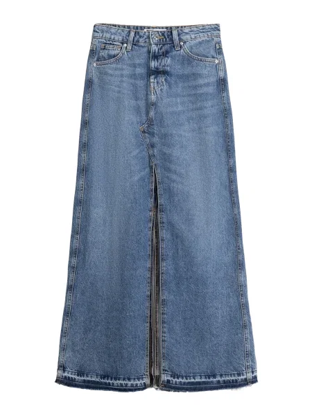 Bershka Fustă denim albastru