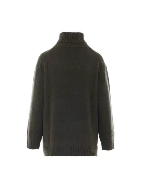 Sweter z golfem Ballantyne zielony