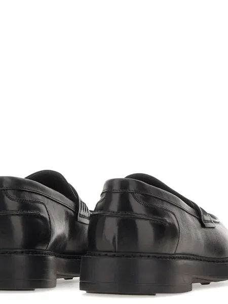 Pantofi loafer Doucal's din piele negru