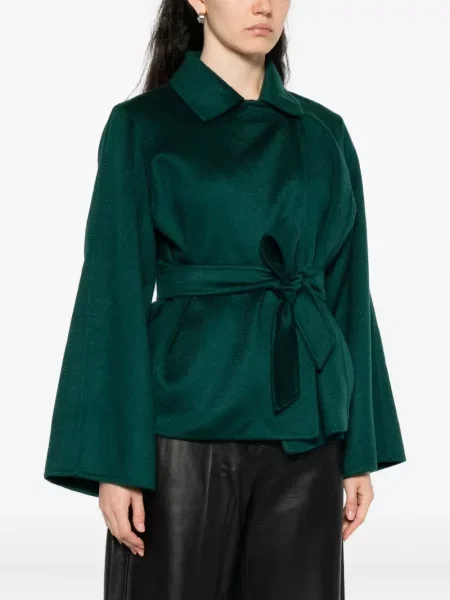 Geacă Max Mara din cașmir verde