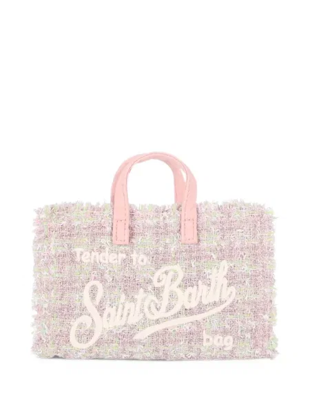 Shopperka dziecięca Mc2 Saint Barth różowa