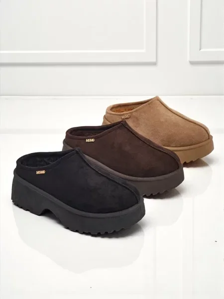 Blană artificială botine Resti negru