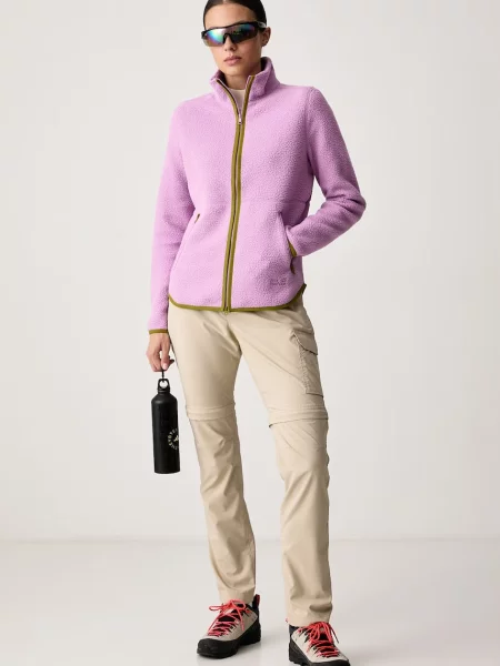 Jack Wolfskin кофта на застібці флісова Lite Curl