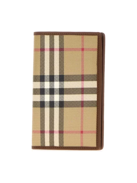 Portfel Burberry płócienny beżowy