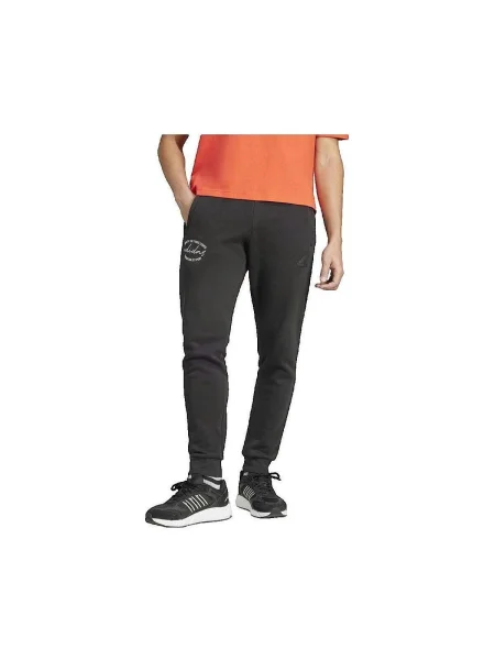 Fleecová fleecová mikina Adidas čierna