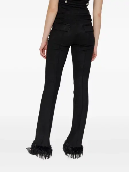 Pantaloni Misbhv cu pene negru