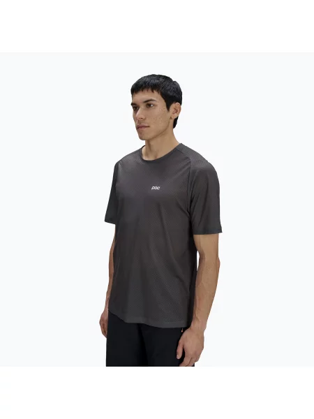 Tricou de ciclism pentru bărbați POC Motion Air Jersey sylvanite grey gri
