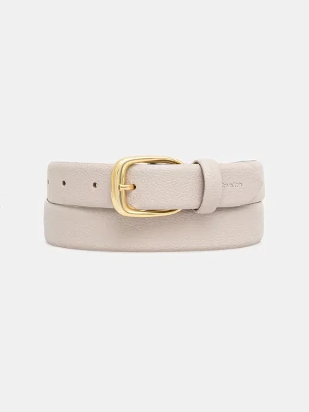 Кожен Calvin Klein бежово