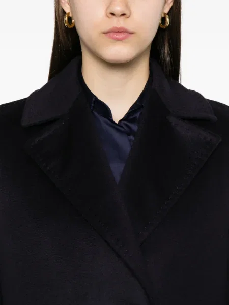 Palton Max Mara de lână albastru