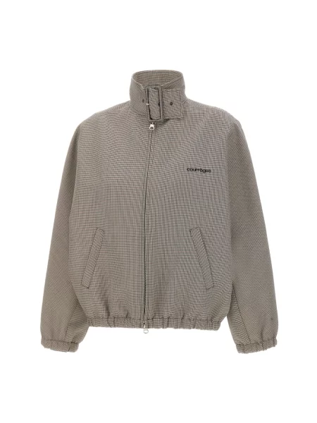 Wielobarwność kurtka bomber Courreges beżowy