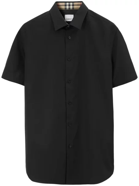 Haftowana koszula Burberry niebieska