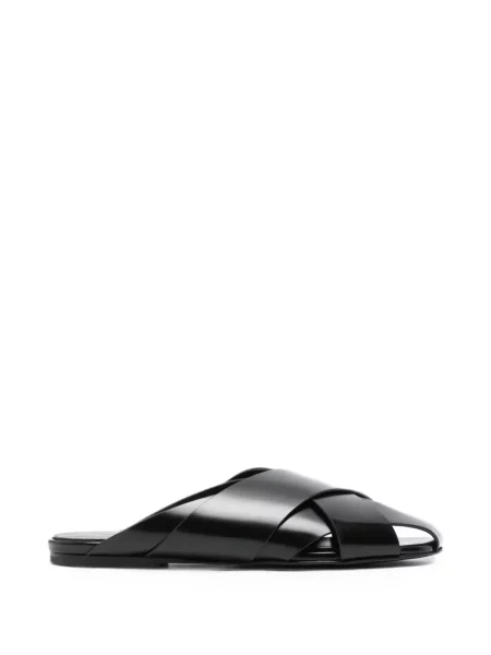 Papuci tip mules Proenza Schouler cu bretele negru