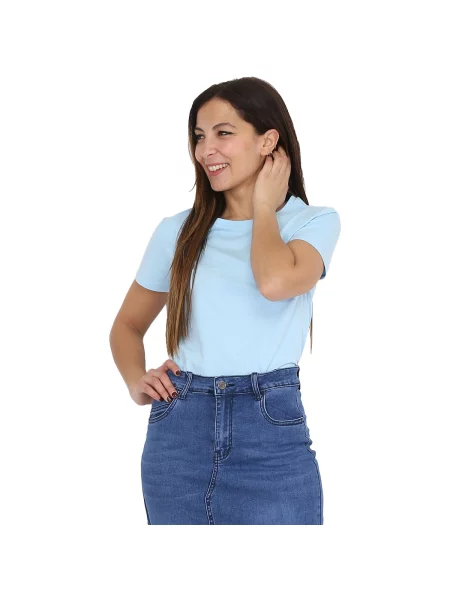 Top La Modeuse plava