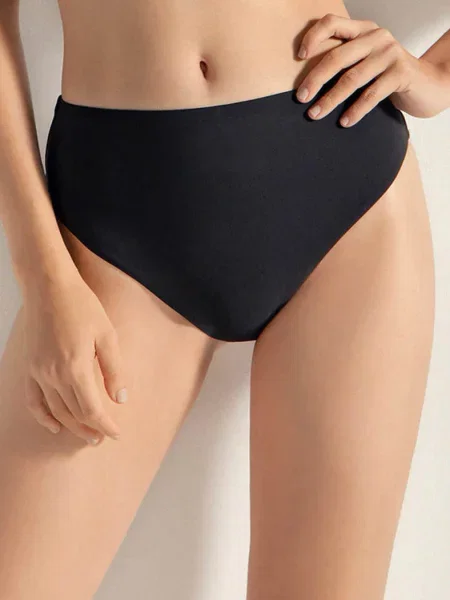 Купальник Touche з високою посадкою чорний