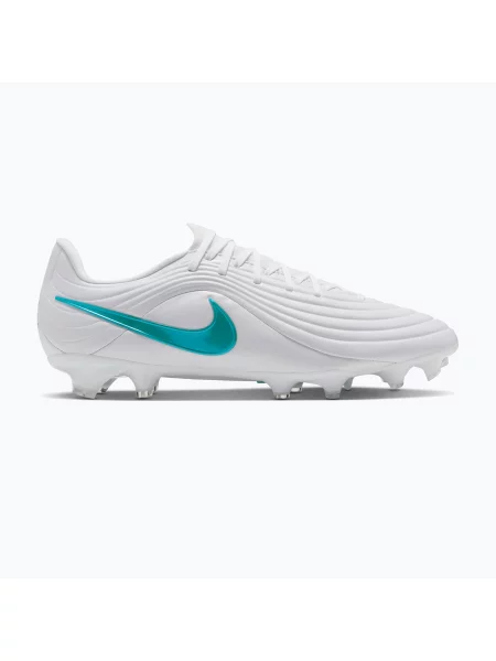 Încălțăminte de fotbal pentru bărbați Nike Tiempo Maestro Academy FG/MG white/white/dusty cactus alb