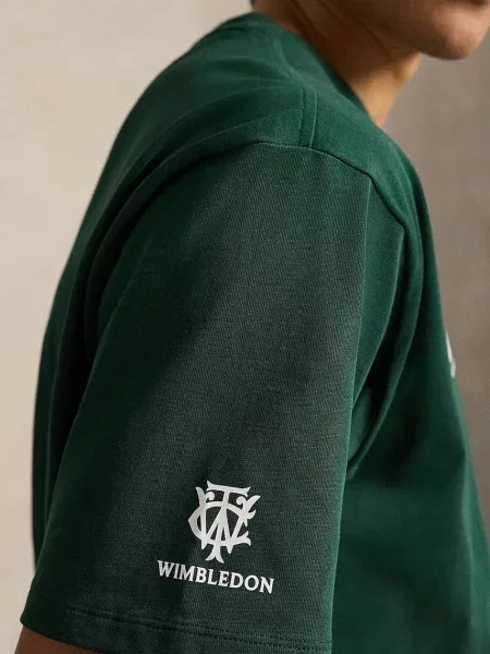 Polo Ralph Lauren тениска мъжка от Wimbledon зелено