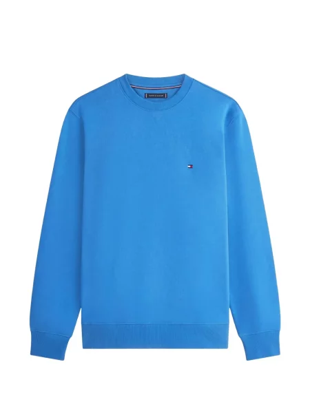 Mikina bez kapucne Tommy Hilfiger modrá