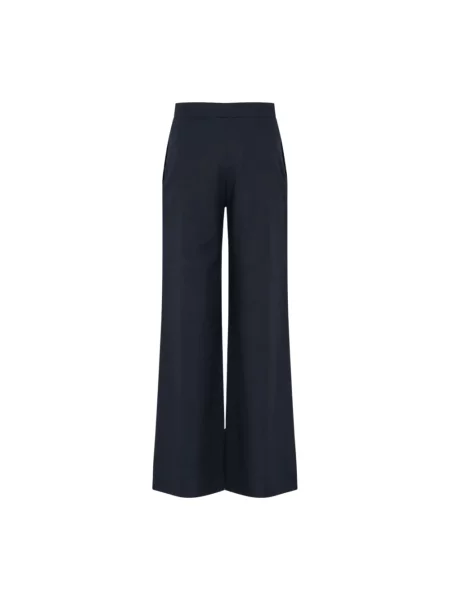 Spodnie Max Mara Studio niebieskie