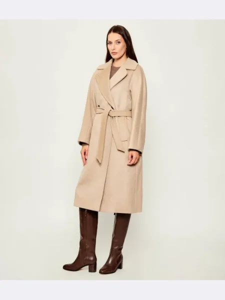 Weekend MaxMara De lână palton RESINA bej