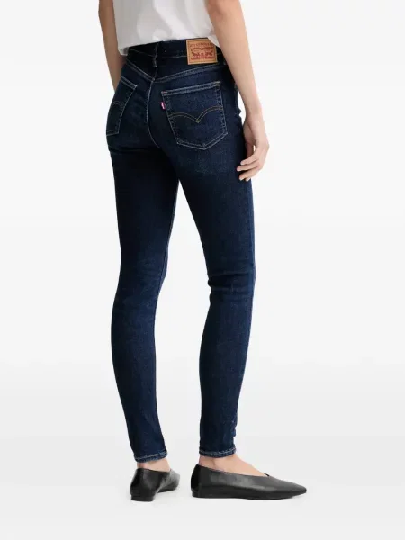 Blugi drepți Levi's® cu dungi negru