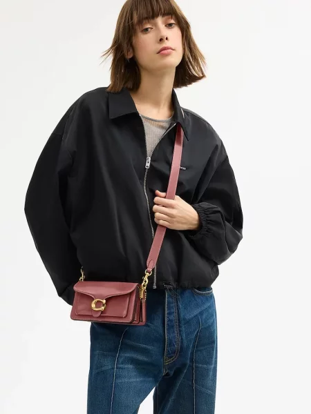 Кожаная сумка Coach