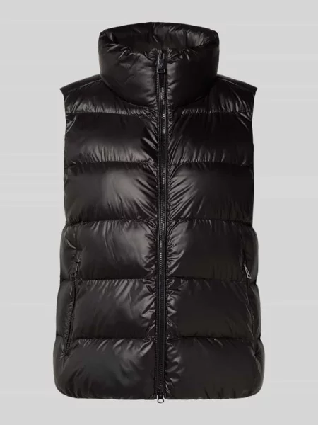 Kamizelka pikowana ze stójką Fuchs Schmitt czarna