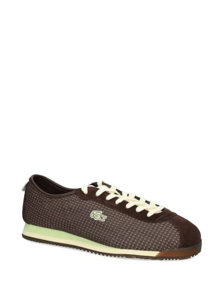Szarvasbőr sneaker Lacoste autogrammal barna