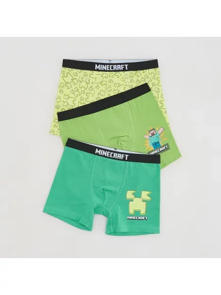 Reserved boxerky Minecraft tyrkysová