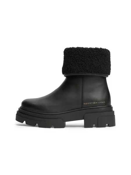 TOMMY HILFIGER Členkové čižmy čierna