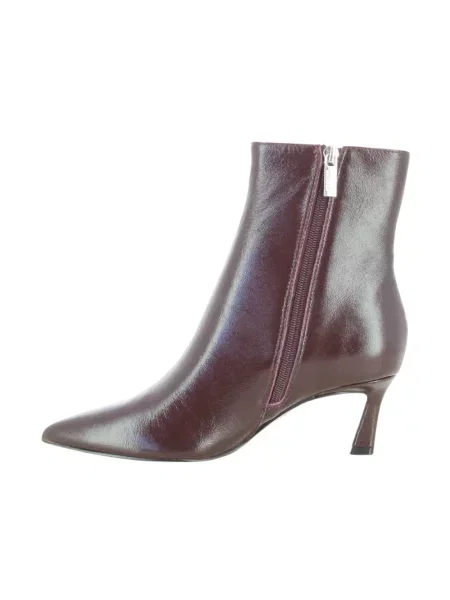 Buty do kostki Steve Madden skórzane czerwone